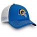 Men's Los Angeles Rams NFL Pro Line by Fanatics Branded Royal/White Vintage Core Trucker II Adjustable Snapback Hat 2998648